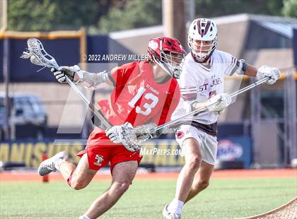 Thumbnail 2 in St. Francis @ St. Joseph's Collegiate Institute  (MMHSAA Semi-Final) photogallery.