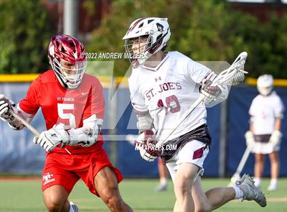 Thumbnail 2 in St. Francis @ St. Joseph's Collegiate Institute  (MMHSAA Semi-Final) photogallery.
