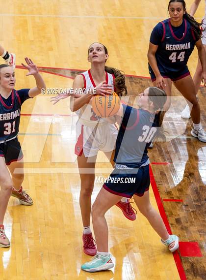 Thumbnail 2 in Herriman @ American Fork (UHSAA 6A First Round) photogallery.
