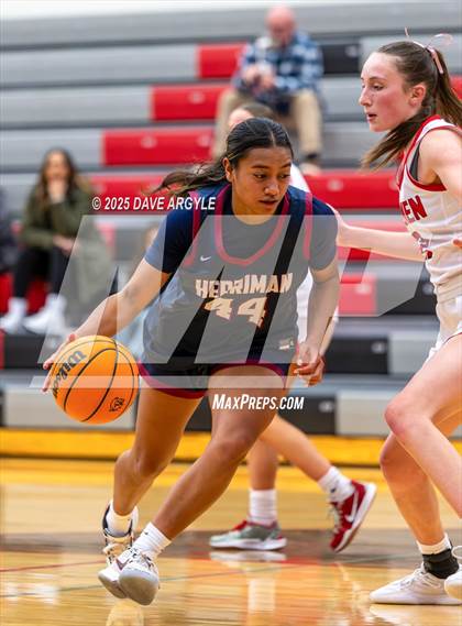 Thumbnail 1 in Herriman @ American Fork (UHSAA 6A First Round) photogallery.