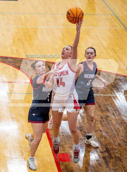Thumbnail 2 in Herriman @ American Fork (UHSAA 6A First Round) photogallery.