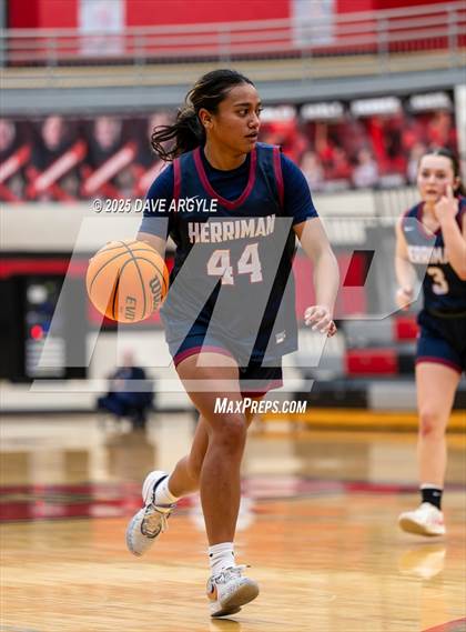Thumbnail 3 in Herriman @ American Fork (UHSAA 6A First Round) photogallery.