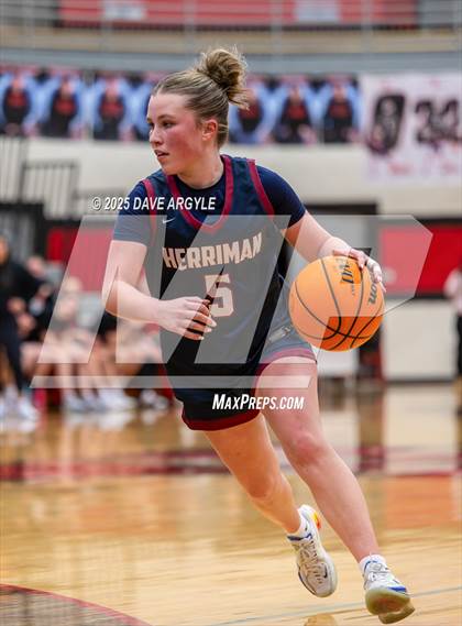 Thumbnail 2 in Herriman @ American Fork (UHSAA 6A First Round) photogallery.