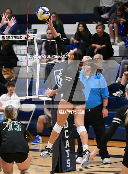 Thumbnail 3 in Granite Bay @ Marin Catholic (CIF NorCal State D1 Playoff) photogallery.