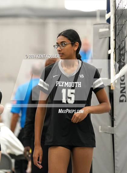 Thumbnail 2 in Plymouth vs. Grand Blanc (Motor City Power Series) photogallery.