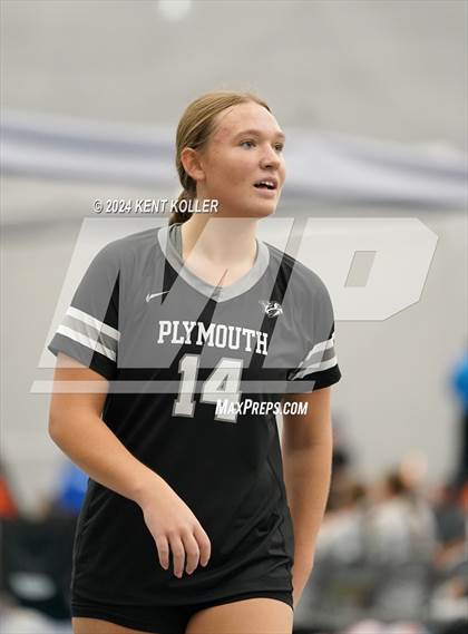 Thumbnail 2 in Plymouth vs. Grand Blanc (Motor City Power Series) photogallery.