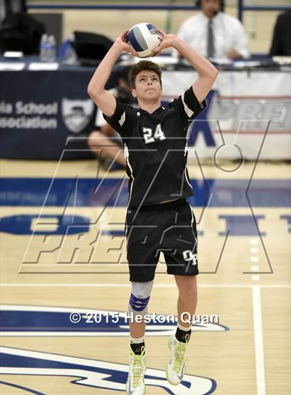 Thumbnail 3 in Oak Park vs Valencia (CIF-SS D2 Final) photogallery.