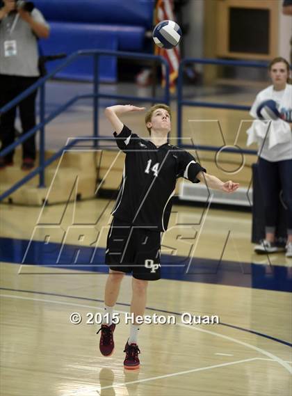 Thumbnail 2 in Oak Park vs Valencia (CIF-SS D2 Final) photogallery.