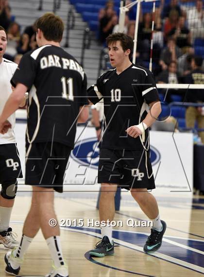 Thumbnail 3 in Oak Park vs Valencia (CIF-SS D2 Final) photogallery.