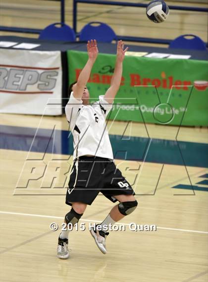 Thumbnail 2 in Oak Park vs Valencia (CIF-SS D2 Final) photogallery.