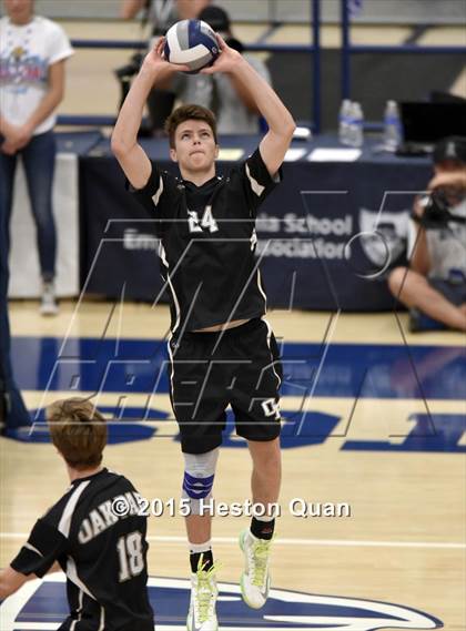 Thumbnail 3 in Oak Park vs Valencia (CIF-SS D2 Final) photogallery.
