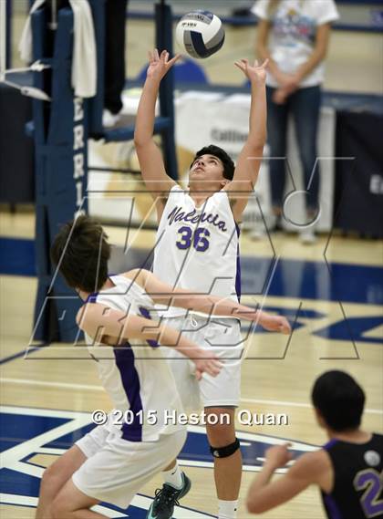 Thumbnail 2 in Oak Park vs Valencia (CIF-SS D2 Final) photogallery.