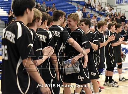 Thumbnail 2 in Oak Park vs Valencia (CIF-SS D2 Final) photogallery.