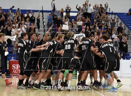 Thumbnail 3 in Oak Park vs Valencia (CIF-SS D2 Final) photogallery.