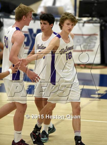 Thumbnail 2 in Oak Park vs Valencia (CIF-SS D2 Final) photogallery.