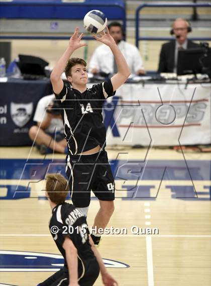 Thumbnail 2 in Oak Park vs Valencia (CIF-SS D2 Final) photogallery.