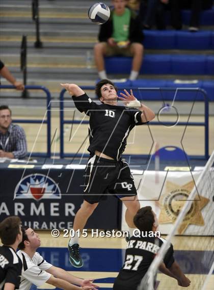 Thumbnail 1 in Oak Park vs Valencia (CIF-SS D2 Final) photogallery.