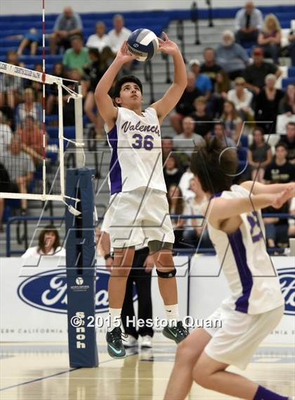 Thumbnail 3 in Oak Park vs Valencia (CIF-SS D2 Final) photogallery.