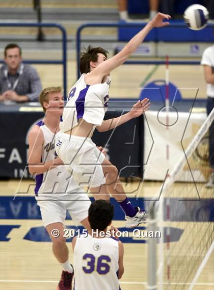 Thumbnail 2 in Oak Park vs Valencia (CIF-SS D2 Final) photogallery.