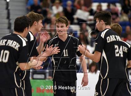 Thumbnail 3 in Oak Park vs Valencia (CIF-SS D2 Final) photogallery.