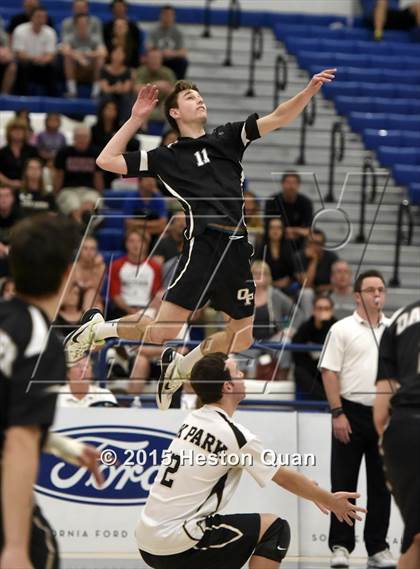 Thumbnail 1 in Oak Park vs Valencia (CIF-SS D2 Final) photogallery.