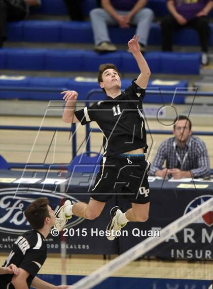 Thumbnail 2 in Oak Park vs Valencia (CIF-SS D2 Final) photogallery.