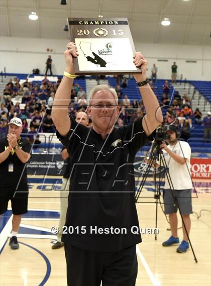 Thumbnail 3 in Oak Park vs Valencia (CIF-SS D2 Final) photogallery.
