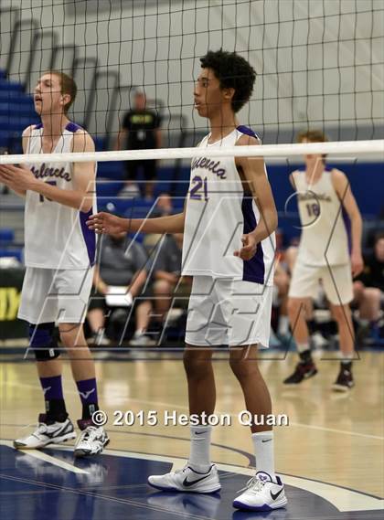 Thumbnail 3 in Oak Park vs Valencia (CIF-SS D2 Final) photogallery.