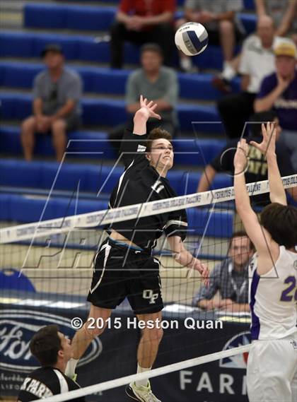 Thumbnail 2 in Oak Park vs Valencia (CIF-SS D2 Final) photogallery.