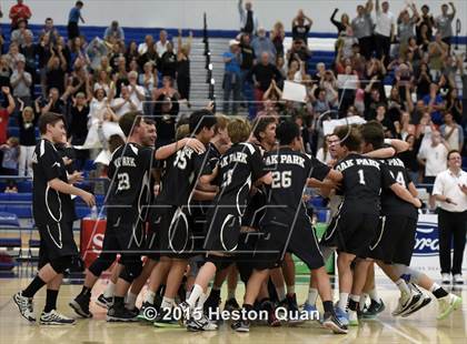 Thumbnail 1 in Oak Park vs Valencia (CIF-SS D2 Final) photogallery.