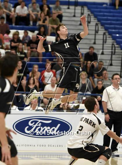 Thumbnail 1 in Oak Park vs Valencia (CIF-SS D2 Final) photogallery.