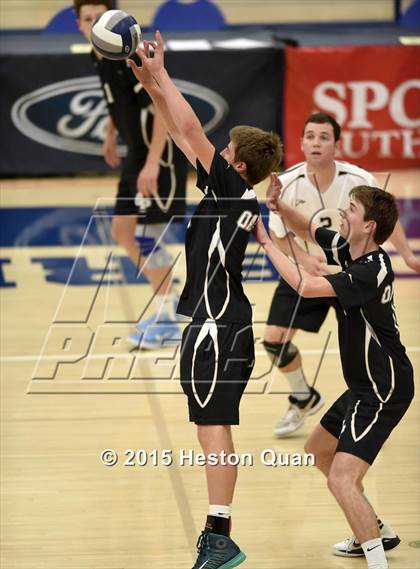 Thumbnail 2 in Oak Park vs Valencia (CIF-SS D2 Final) photogallery.