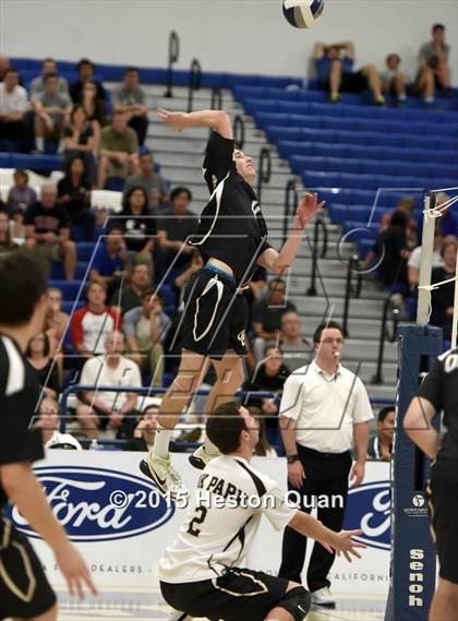 Thumbnail 2 in Oak Park vs Valencia (CIF-SS D2 Final) photogallery.