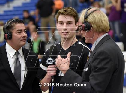Thumbnail 2 in Oak Park vs Valencia (CIF-SS D2 Final) photogallery.