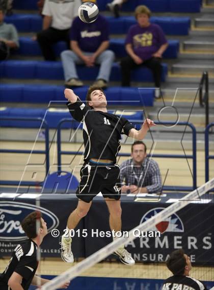 Thumbnail 3 in Oak Park vs Valencia (CIF-SS D2 Final) photogallery.