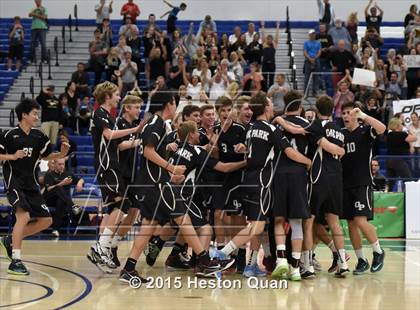 Thumbnail 1 in Oak Park vs Valencia (CIF-SS D2 Final) photogallery.