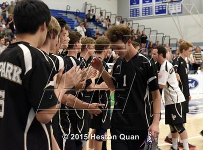 Thumbnail 1 in Oak Park vs Valencia (CIF-SS D2 Final) photogallery.