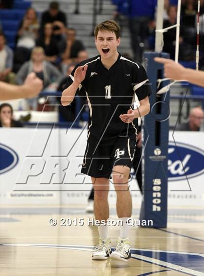 Thumbnail 2 in Oak Park vs Valencia (CIF-SS D2 Final) photogallery.