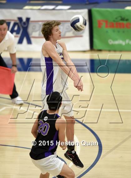 Thumbnail 3 in Oak Park vs Valencia (CIF-SS D2 Final) photogallery.