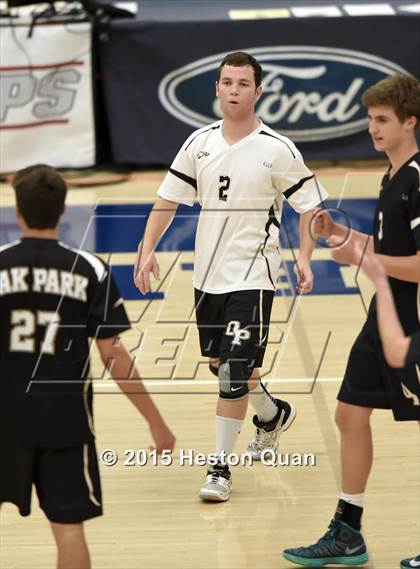 Thumbnail 2 in Oak Park vs Valencia (CIF-SS D2 Final) photogallery.