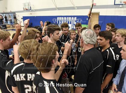 Thumbnail 3 in Oak Park vs Valencia (CIF-SS D2 Final) photogallery.