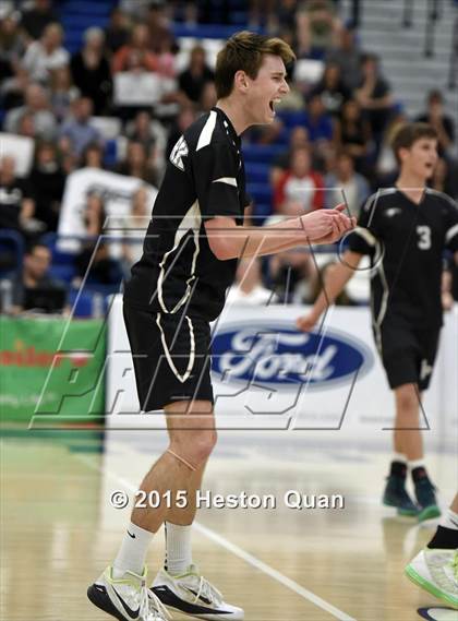 Thumbnail 3 in Oak Park vs Valencia (CIF-SS D2 Final) photogallery.