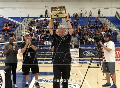 Thumbnail 2 in Oak Park vs Valencia (CIF-SS D2 Final) photogallery.