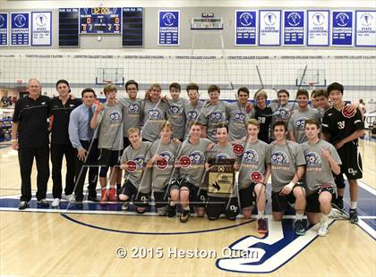 Thumbnail 2 in Oak Park vs Valencia (CIF-SS D2 Final) photogallery.