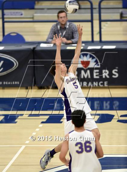 Thumbnail 2 in Oak Park vs Valencia (CIF-SS D2 Final) photogallery.