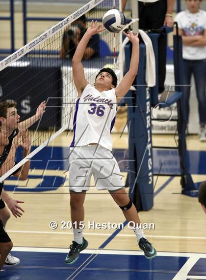Thumbnail 1 in Oak Park vs Valencia (CIF-SS D2 Final) photogallery.