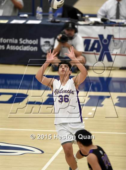 Thumbnail 3 in Oak Park vs Valencia (CIF-SS D2 Final) photogallery.