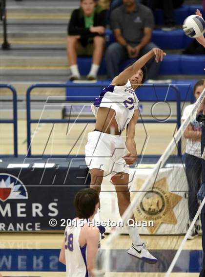 Thumbnail 1 in Oak Park vs Valencia (CIF-SS D2 Final) photogallery.