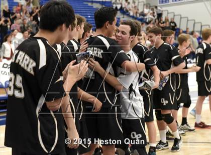Thumbnail 1 in Oak Park vs Valencia (CIF-SS D2 Final) photogallery.