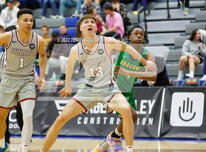 Thumbnail 3 in AZ Compass Prep vs. Sunrise Christian Academy (5 for the Fight Hoopfest) photogallery.